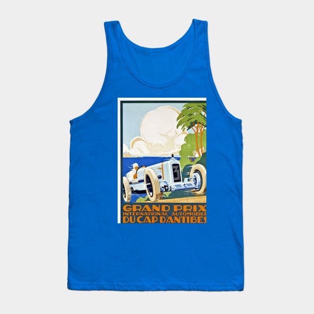 Vintage Advertising - Gran Prix Tank Top by CozyCanvas